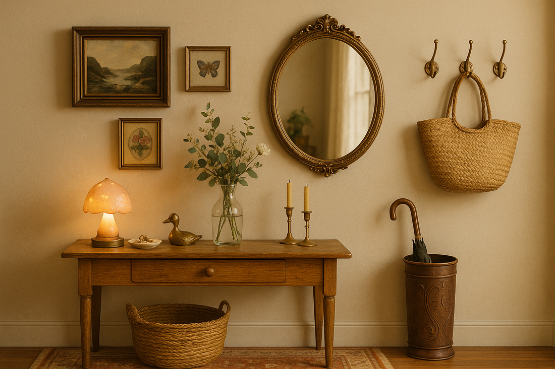 12 Ways to Add Whimsy to Your Entryway Using Vintage Decor