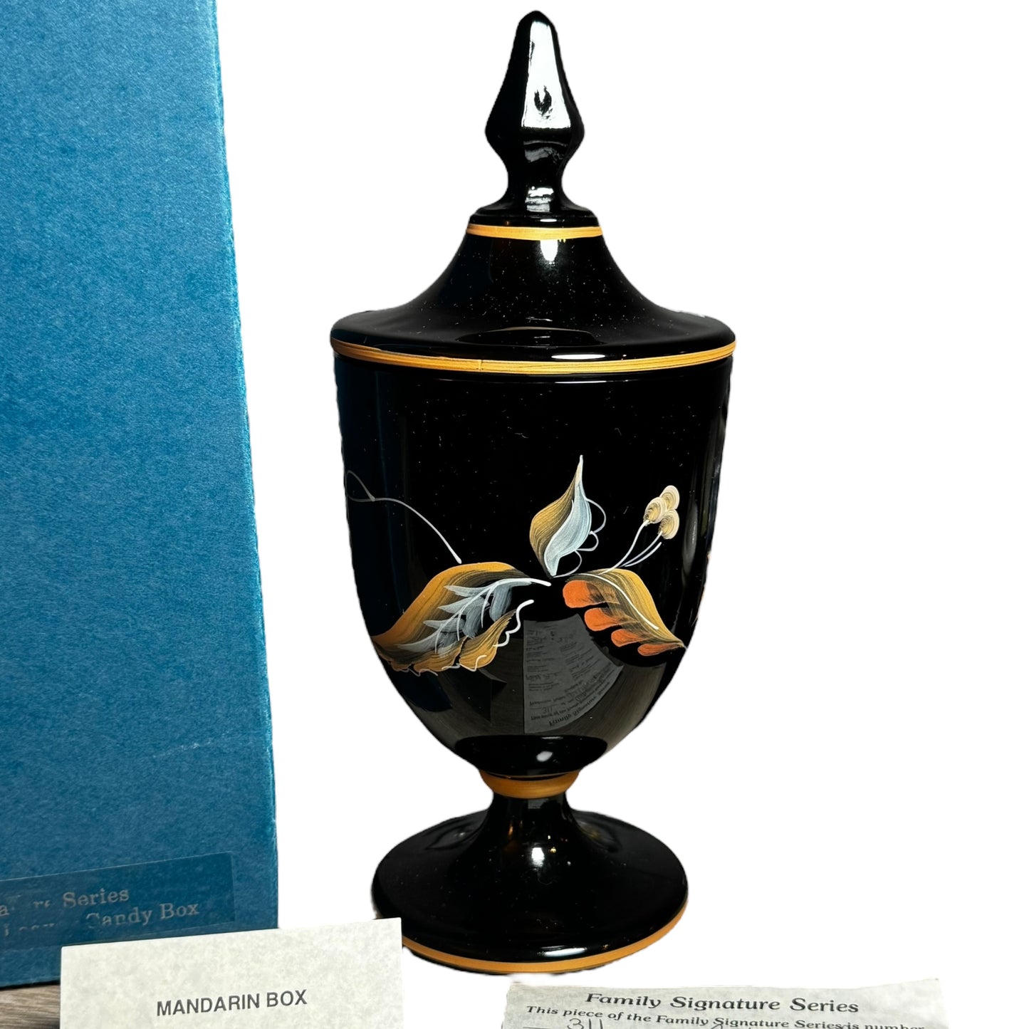 Fenton Autumn Leaves Family Signature Limited Edition Apothecary Set