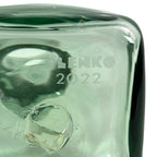 Mid-Century Modern Blenko Block Vase in Light Charcoal