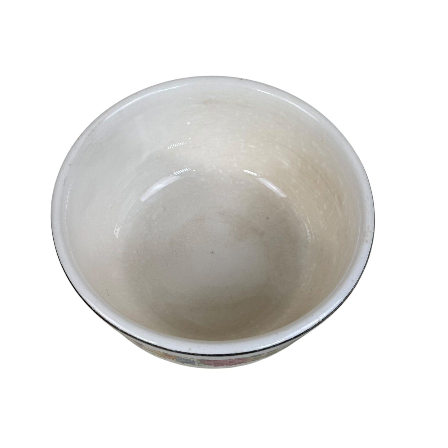 Harker Hotoven bowls white ceramic floral pattern vintage kitchenware