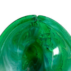 Vintage Summit marbled green and white bird on nest