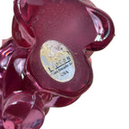 Vintage Fenton cranberry pink elephant collectible