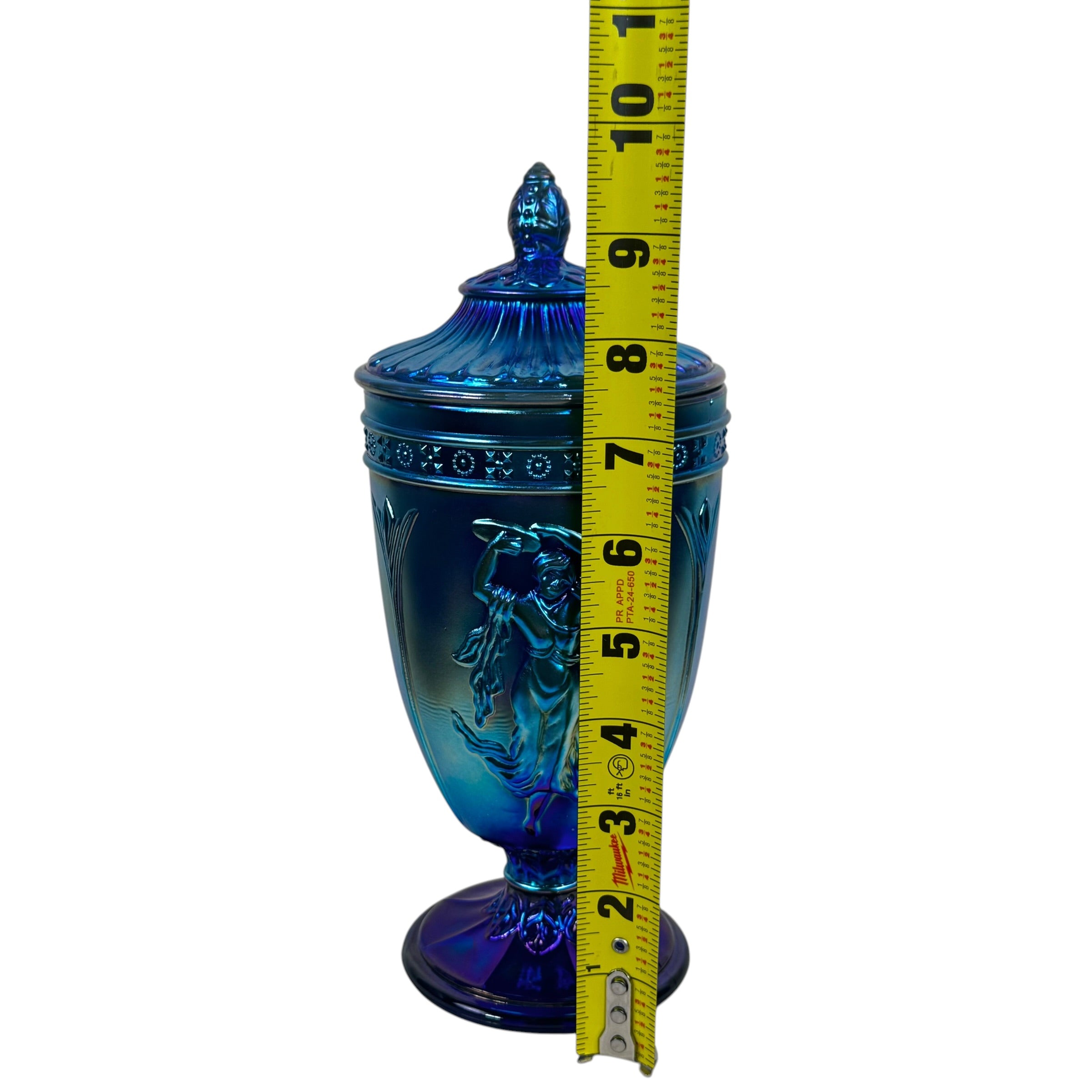 Fenton 'Dancing Ladies' Centennial Celebration Covered Jar