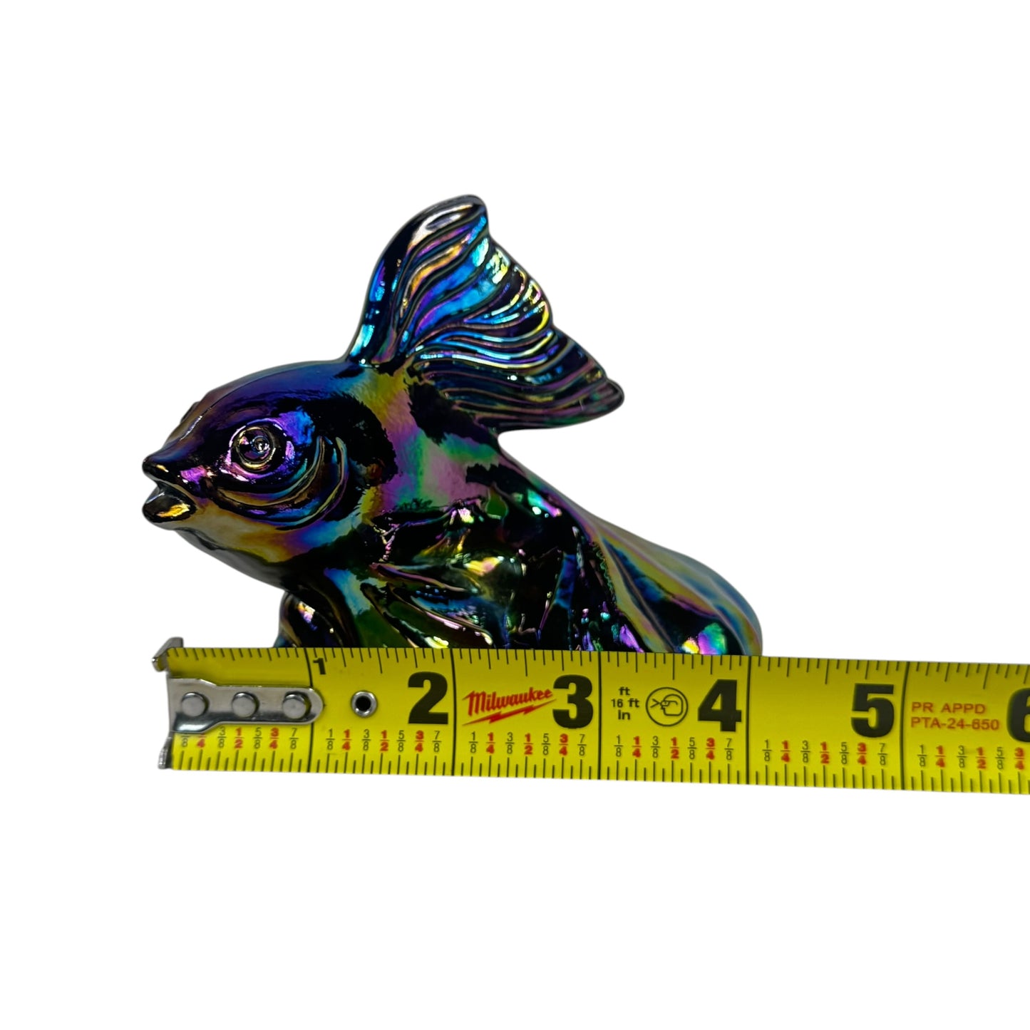 Fenton Favrene Koi Fish Art Glass Figurine