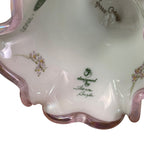 Fenton floral art glass designer bell by Frances Burton