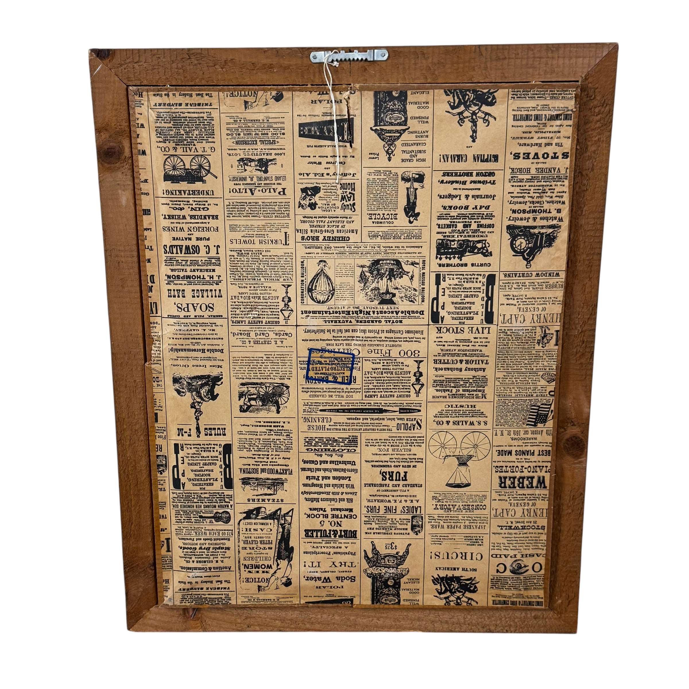 Charming Vintage Hand-Stitched Cross Stitch Sampler in Rustic Oak Window Frame | Farmhouse Country Cottagecore Wall Art