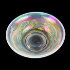 Fenton Atlantis bowl with raised koi fish design