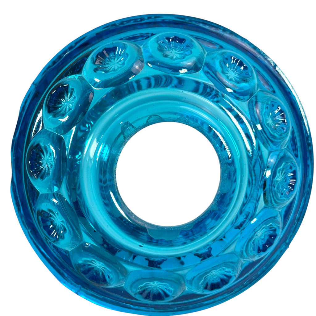 Peacock Blue Moon and Star two-piece fairy lamp