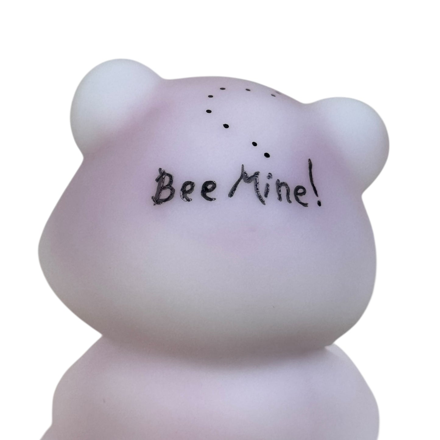 Fenton valentine bear collectible rosalene glass